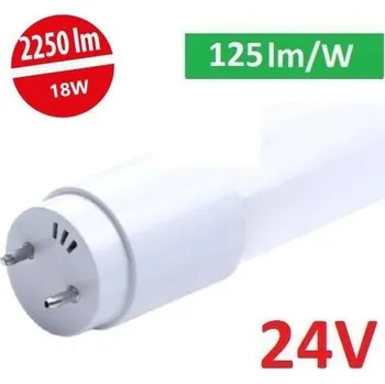 Osvětlení LED21 LED trubice LINIO T8 24V - 120 cm neutrální bílá 18W 2250 lm glass