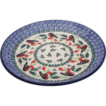 Talíř TALÍŘ dezertní snídaňový 20 cm SÝKORKY Bolesławiec