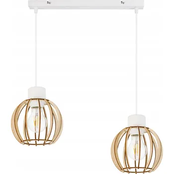 Závěsné stropní svítidlo lustr loft DŘEVO 2