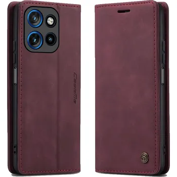Pouzdro na mobilní telefon Flipové pouzdro Caseme pro Motorola Edge 50 Neo, červené