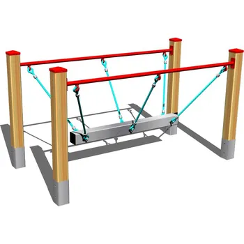 Hra na zahradu Playground System HERNÍ SESTAVA - Lanová lávka LL101D (v.p. 1 m)