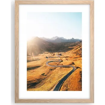 Obraz Obraz plakát v rámu světlý dub do obýváku 30x40 krajina plakáty na zeď