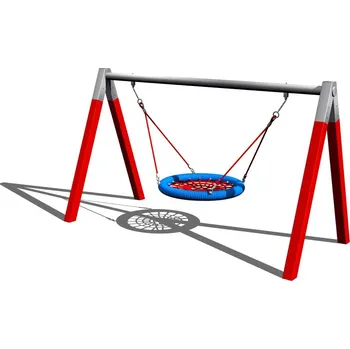 Dětská houpačka Playground System Řetězová houpačka Hnízdo celokovová - B (v.p. 1 m)