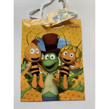 Papírová taška dárková vel.L Včelka Mája motiv 3, 260×320×138mm (5252555.3)