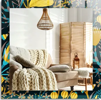 Zrcadlo Nástěnné Zrcadlo Prismalumino čtverec 600 x 600 mm