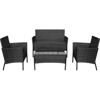 Zahradní sestava Nábytek zahradní TEESA TSA9008 Rose 1 Black