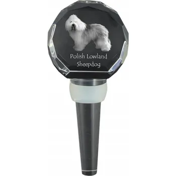 Polský nížinný ovčák, zátka na láhev s fotografií, zátka na víno