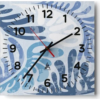 Hodiny Nástěnné hodiny do obýváku 40x40 Minimalistické Tiché Hodiny na skle Bez hlučnosti