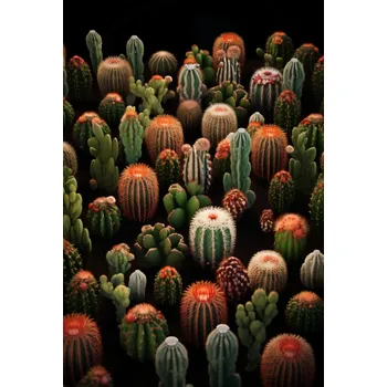 Plakát Plakát Zahrada kaktusů bez rámu 61 x 90,5 cm