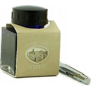 Náplň do psacích potřeb INKOUST do plnicích per v kalamáři AURORA Archivi Storici Modrý 50 ml