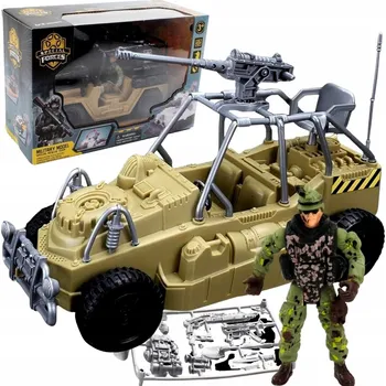 Figurka Vojenská sada Bojové vozidlo Buggy s puškou Figurka + příslušenství