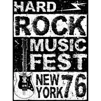 Obraz Cedule Hard Rock Music Fest New York