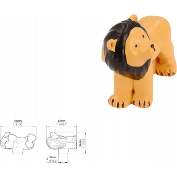 Nábytkové kování Nábytková úchytka SIRO H107-48A41 levá