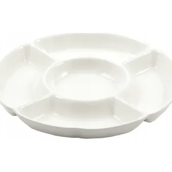 Porcellana Bianca Convivio mísa s přihrádkami 31,5 cm