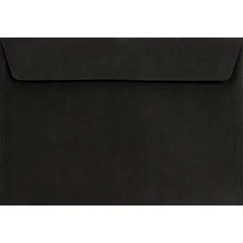 Obálka Ozdobné obálky C6 Burano Nero černé - 25 Ks.