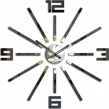 Hodiny Nástěnné hodiny ModernClock stříbrné 65 cm