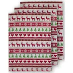 HOME ELEMENTS Sada 3 utěrek 50*70 cm, Zimní sob