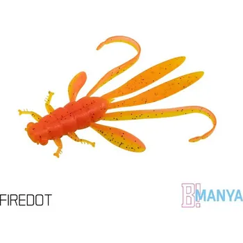 Umělá nástraha Delphin gumová nástraha Nymfa Manya UVs 10.5cm / 5ks Barva: Firedot