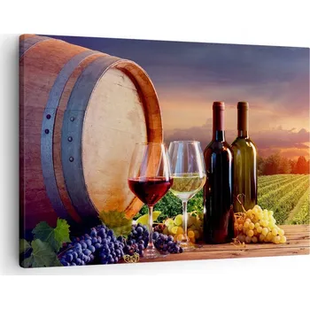 Obraz Obraz na plátně do obýváku, ložnice 70x50 vinice foto obrazy na zeď