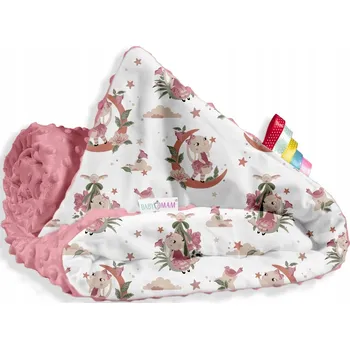 Dětská deka BABYMAM OBOUSTRANNÁ DEKA MINKY BAVLNA 75x100 CM