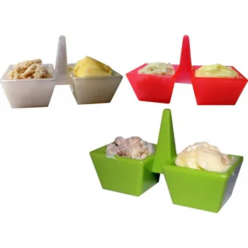 Velikonoční dekorace Velikonoce Dvojitá velikonoční miska na máslo a křen