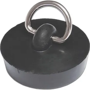 Instalatérský materiál Gumová umyvadlová zátka 39mm černá