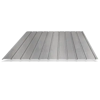 Střešní krytina Hornval Trapézový plech stěnový E7 Pozink 0,7 mm š. 1 180 mm 1 m2