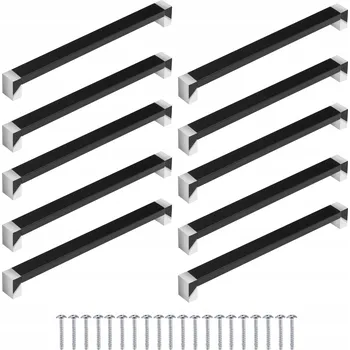 Nábytkové kování Nábytková úchytka klasická černá matná 20,5 x 1,7 x 2,4 cm