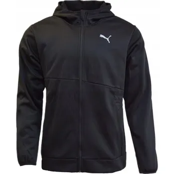Pánská mikina PUMA TRÉNINKOVÁ MIKINA ČERNÁ PÁNSKÁ S KAPUCÍ XXL