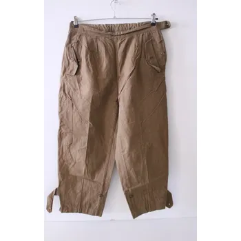 Dámské kalhoty Dámské kalhoty vojenské ČSČK - sběratelské Velikost: 4/58 - obvod pasu 108 cm (v zadní části chybí regul. guma), délka nohavic 117 cm