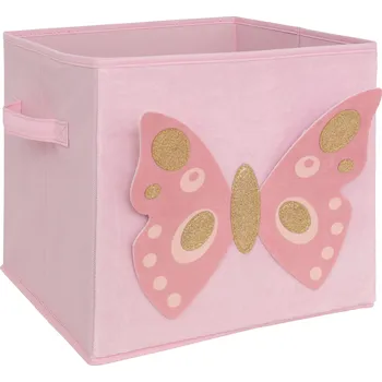 Úložný box Atmosphera for kids Box na hračky s motýlkem STAY, 29 x 29 cm