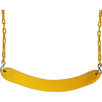 Dětská houpačka JustFun Flexibilní závěsná houpačka Prak žlutá