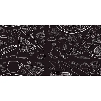 Koberec Kuchyňský kobereček prostiskluzová podložka do kuchyně na podlahu PIZZA 100x50