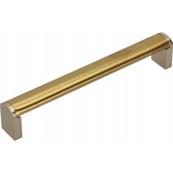 Nábytkové kování Nábytková úchytka relingová RE21 zlatý kartáčovaný 160mm