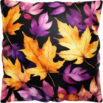 Polštář DEKORAČNÍ POVLEČENÍ NA POLŠTÁŘ 40x40 ANTYALERGICKÉ PODZIMNÍ BARVY