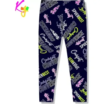 Dětské legíny KUGO FL6749 modré vel.146