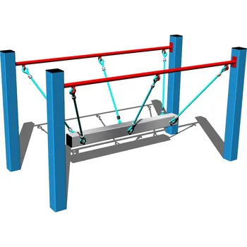 Dětské hřiště Playground System HERNÍ SESTAVA - Dobrodružná lávka - celokovová (v.p. 1 m)