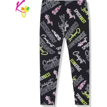 Dětské legíny KUGO FL6749 černé vel.134,140,146,152,158,164