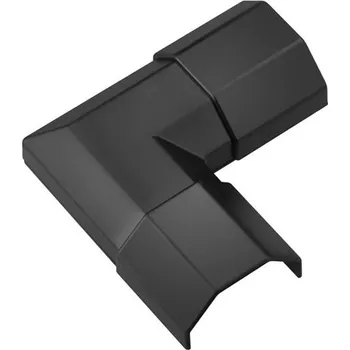Rohová přípojka lišty GOOBAY 90781 Black