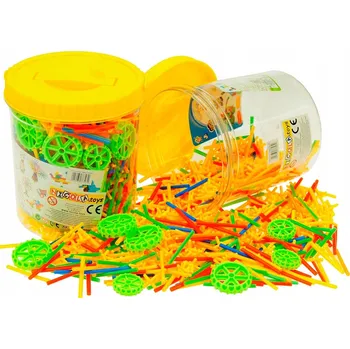 ostatní stavebnice Nicola Toys Stavební brčka 3270 792 dílů