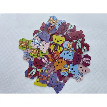 Knoflík Tibex Knoflík MEDVÍDEK MIX