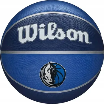 Basketbalový míč Basketbalový míč Wilson Team Tribute Dallas Mavericks vel. 7
