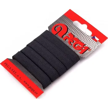 Textilní guma Prádlová pruženka na kartě šíře 11 mm Varianta: černá, Balení: 1 karta