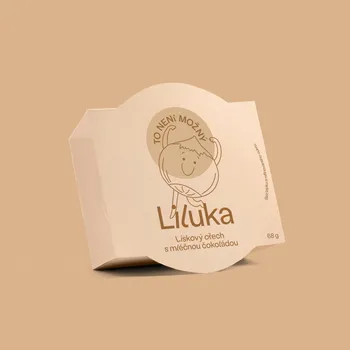 Čokoláda Liluka lískový ořech s mléčnou čokoládou
