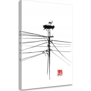 Obraz Obraz na plátně, Portrét Alfa - Péchane 80x120