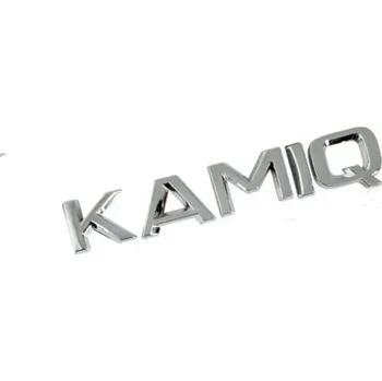 Znak automobilu KAMIQ nápis - chrom lesklá 147mm