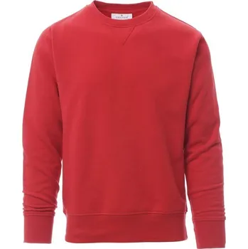 Pánská móda Payperwear Pánská mikina Orlando s v-prošíváním pod krkem Barva: červená klasická, Velikost: 3XL