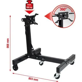 zvedák Dílenský jeřáb KS TOOLS, Držák motoru, 680 kg