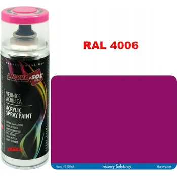Barva ve spreji RAL 4006 AKRYLOVÝ LAK ve spreji purpurový LESK 1233