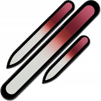 Mont Bleu Sada 3 barevných skleněných pilníku na nehty R-BMS17